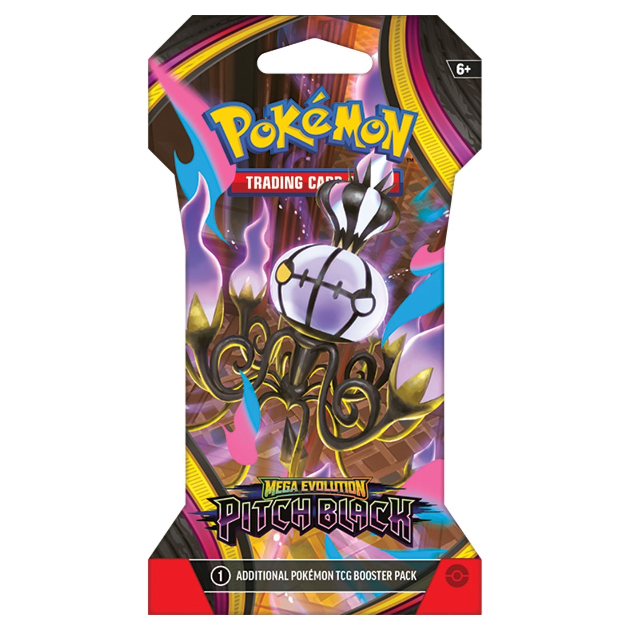 Pokemon Mega Evolution Pitch Black Sleeved Booster Pack