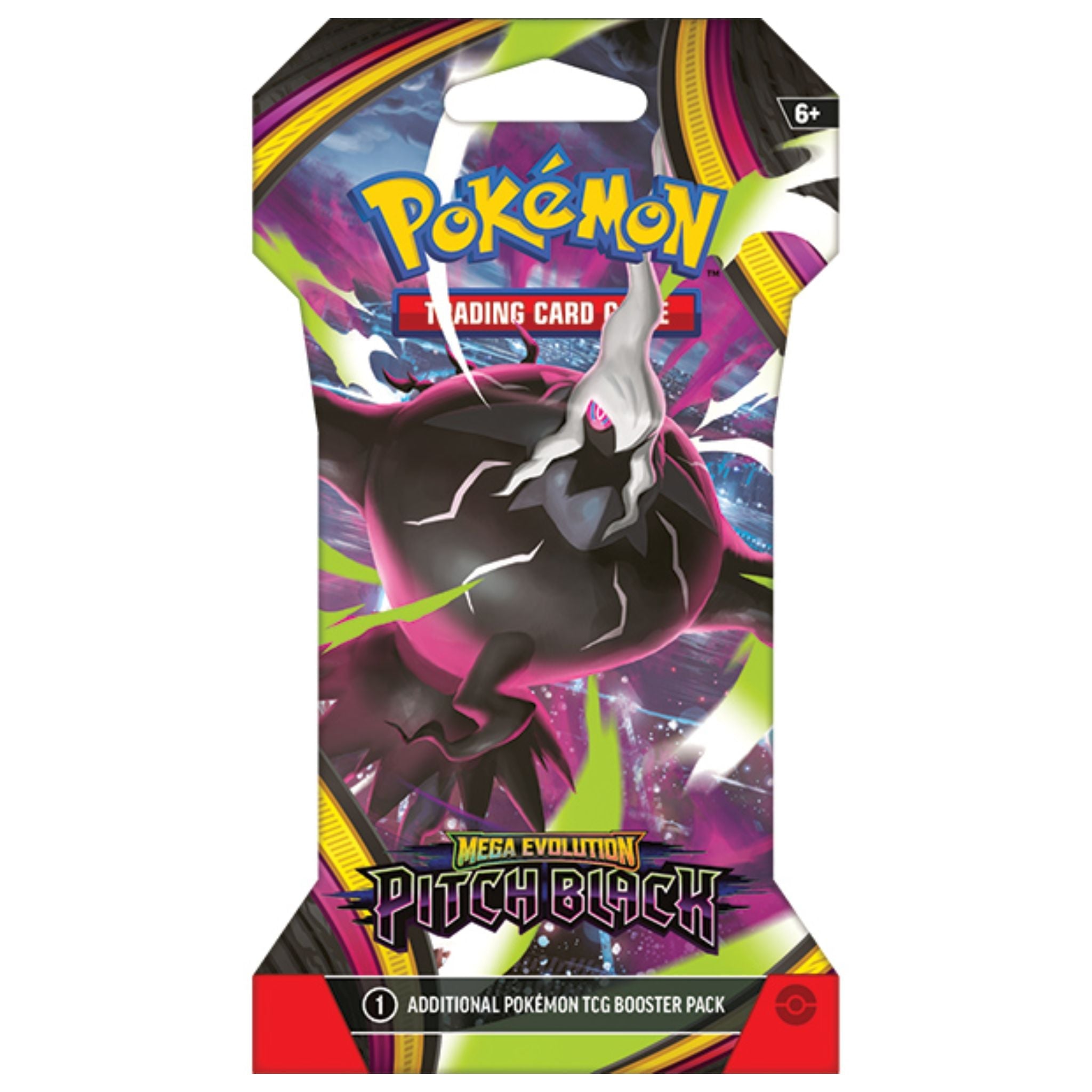 Pokemon Mega Evolution Pitch Black Sleeved Booster Pack