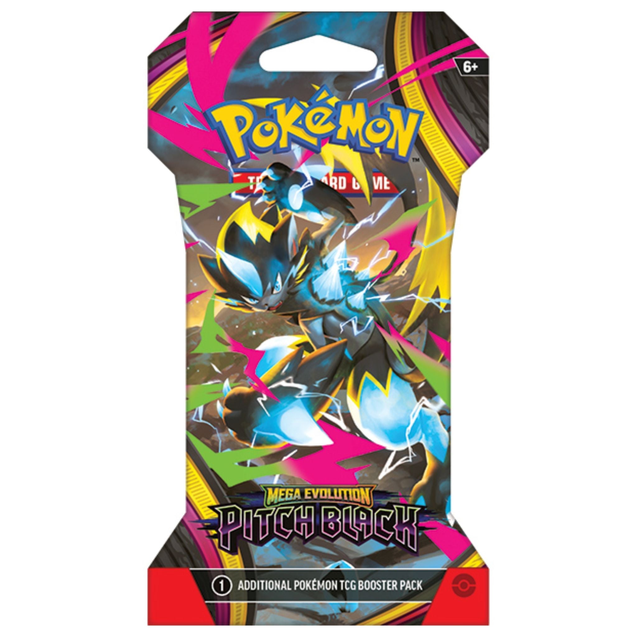 Pokemon Mega Evolution Pitch Black Sleeved Booster Pack