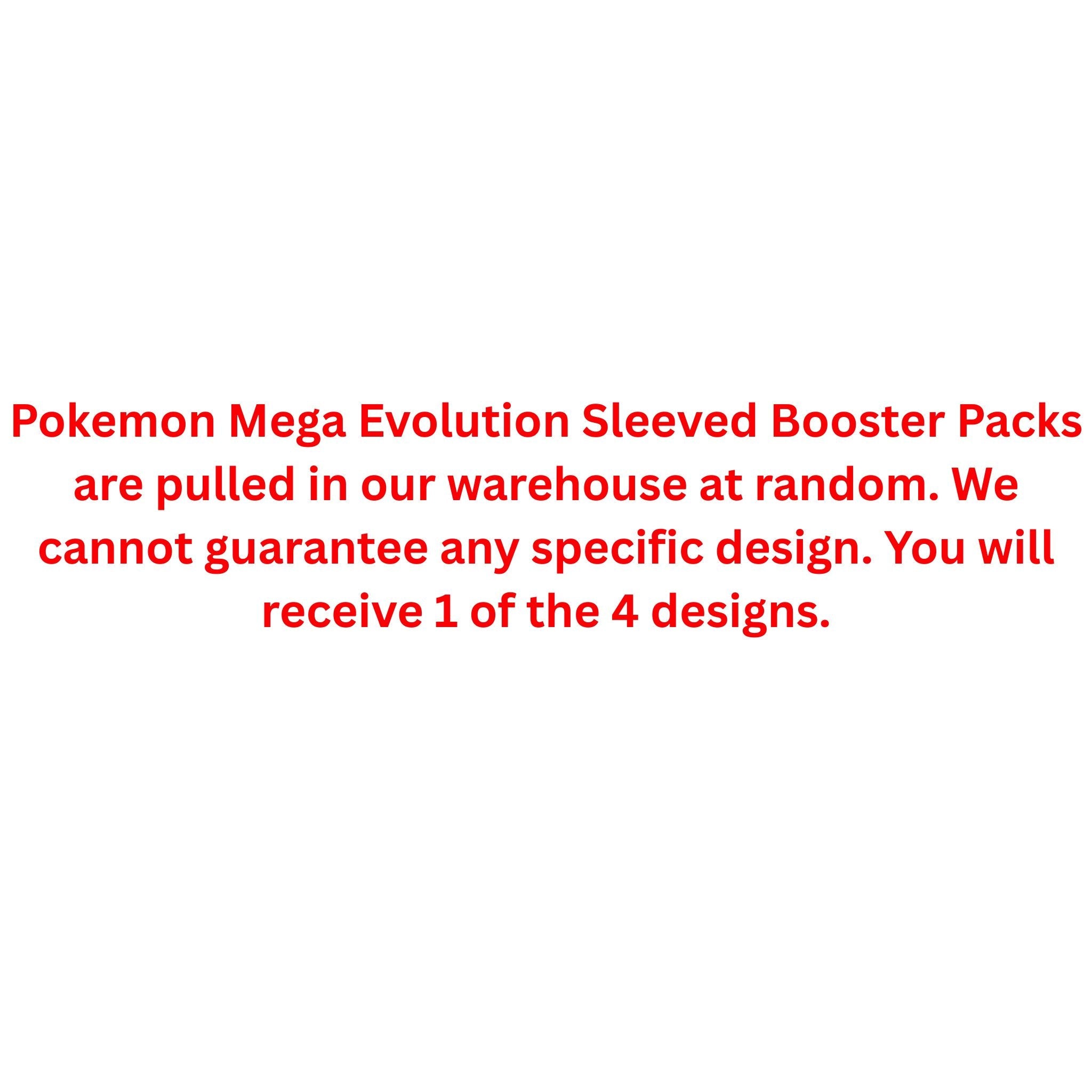 Pokemon Mega Evolution Sleeved Booster Pack