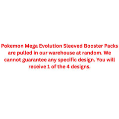 Pokemon Mega Evolution Sleeved Booster Pack