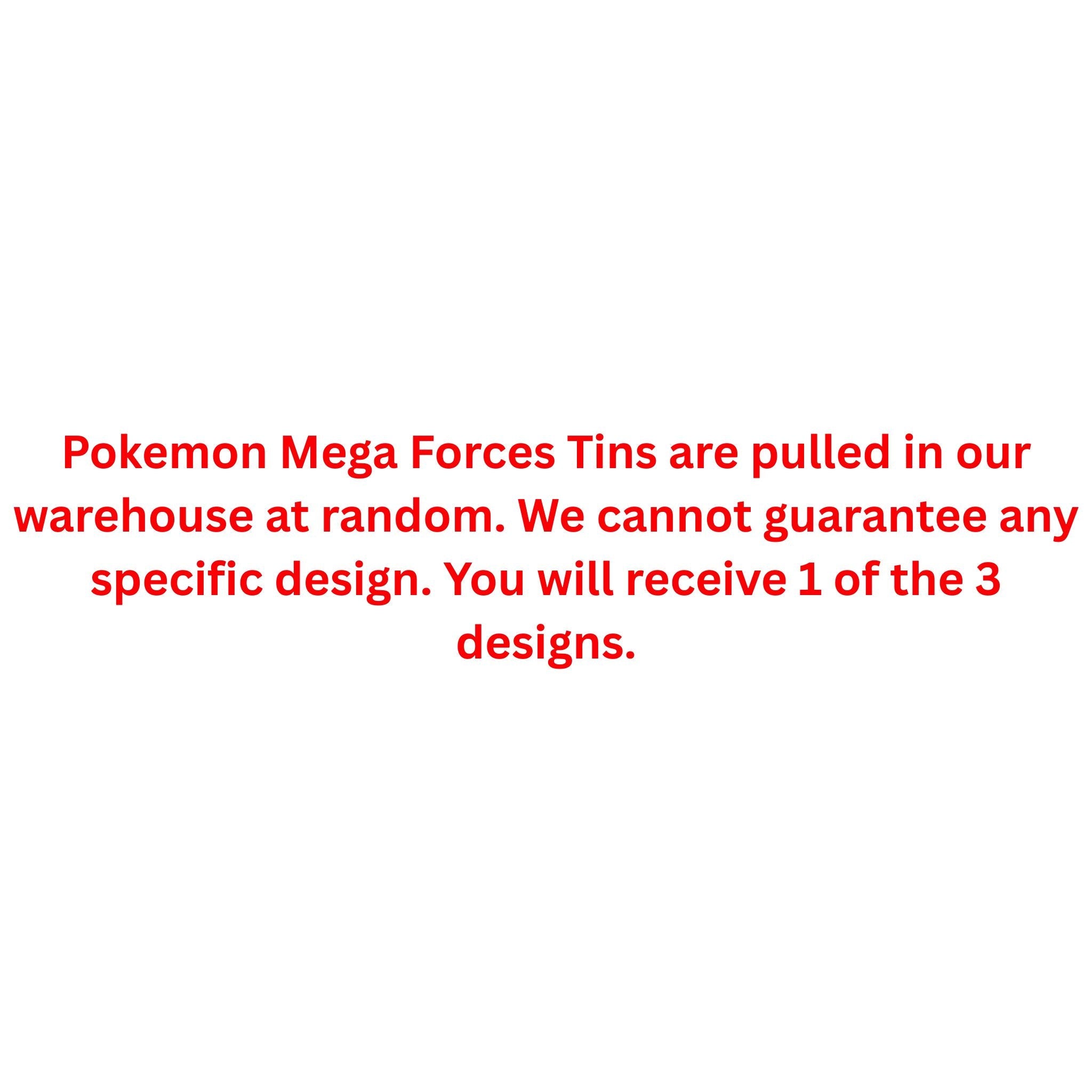 Pokemon Mega Forces Tin (Presell)