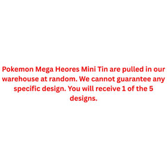Pokemon Mega Heroes Mini Tin