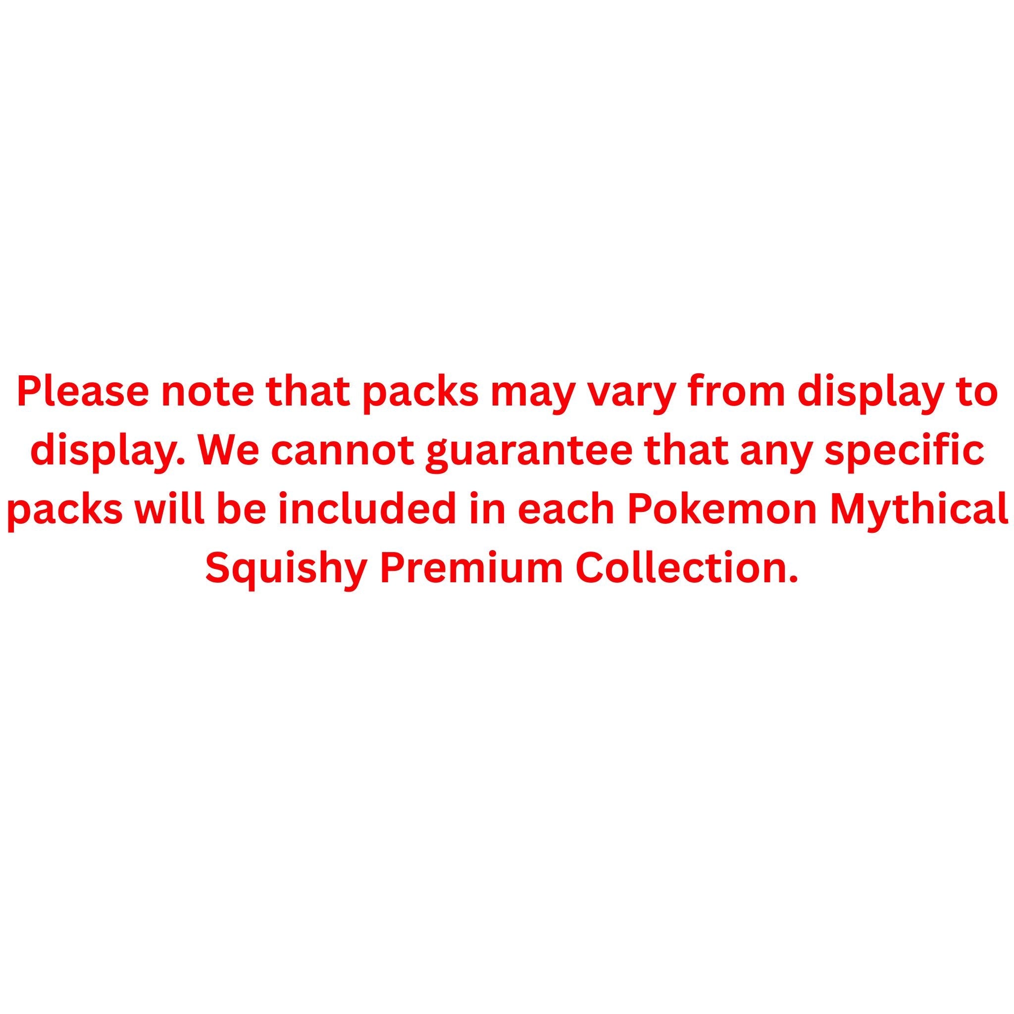 Pokemon Mythical Squishy Premium Collection