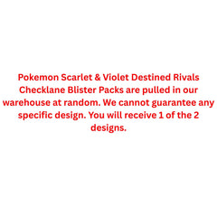 Pokemon Scarlet & Violet Destined Rivals Checklane Blister Pack