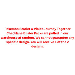 Pokemon Scarlet & Violet Journey Together Checklane Blister Pack