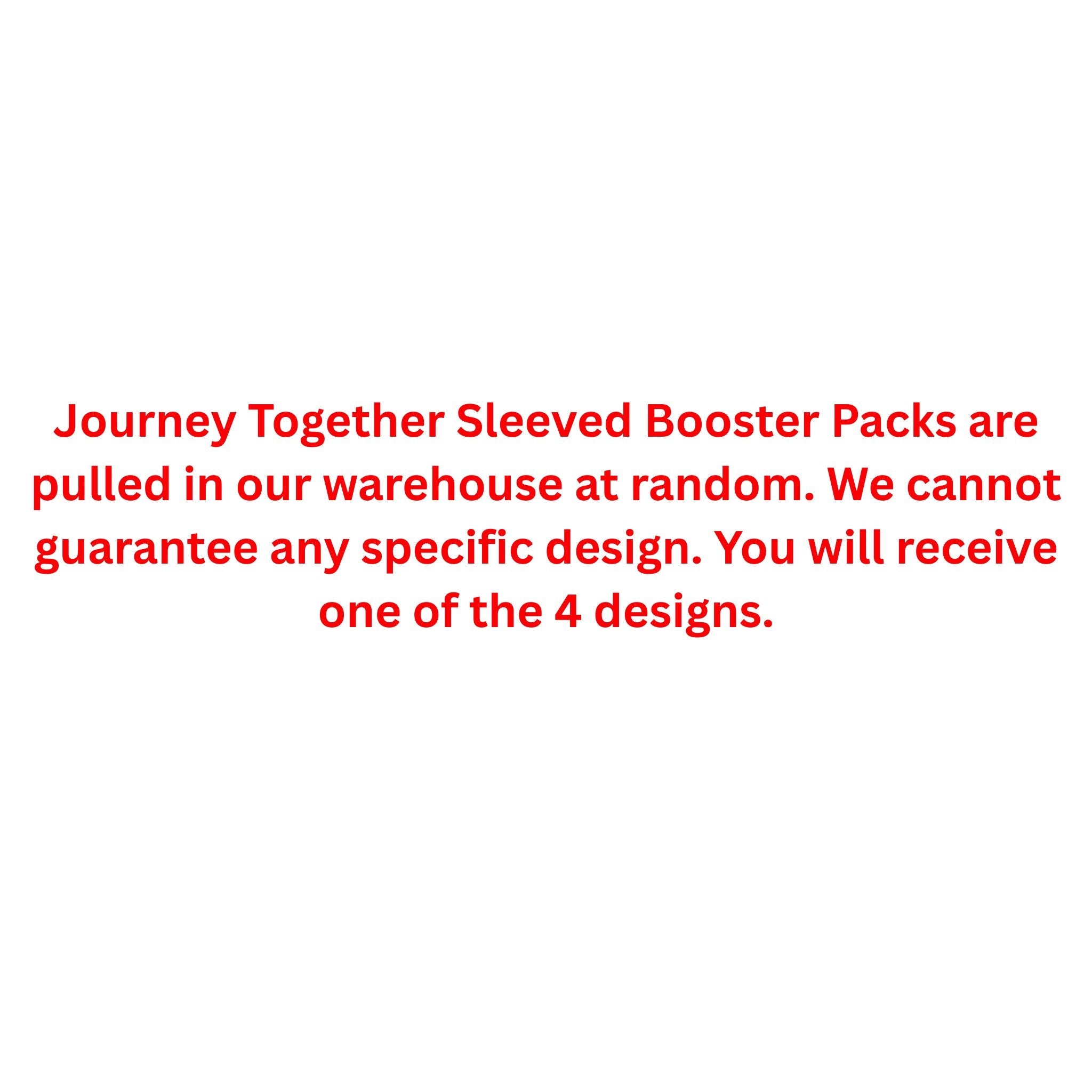 Pokemon Scarlet & Violet Journey Together Sleeved Booster Pack
