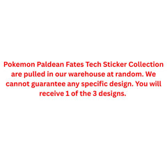 Pokemon Scarlet & Violet Paldean Fates Tech Sticker Collection