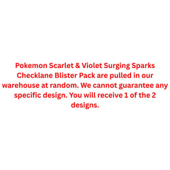 Pokemon Scarlet & Violet Surging Sparks Checklane Blister Pack