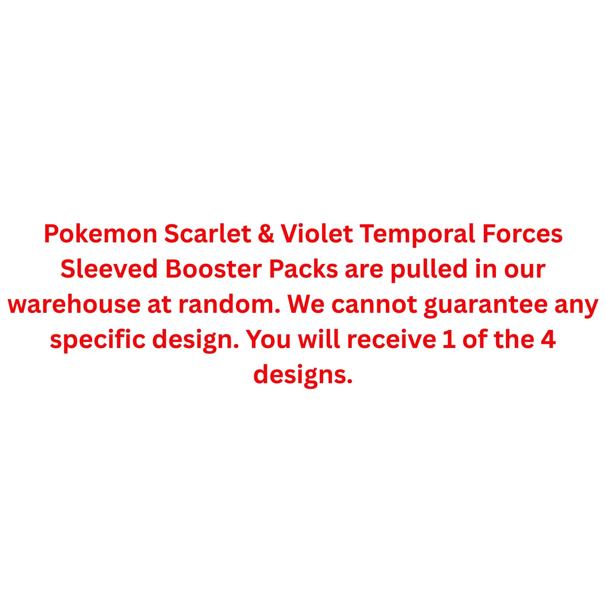 Pokemon Scarlet & Violet Temporal Forces Sleeved Booster Pack