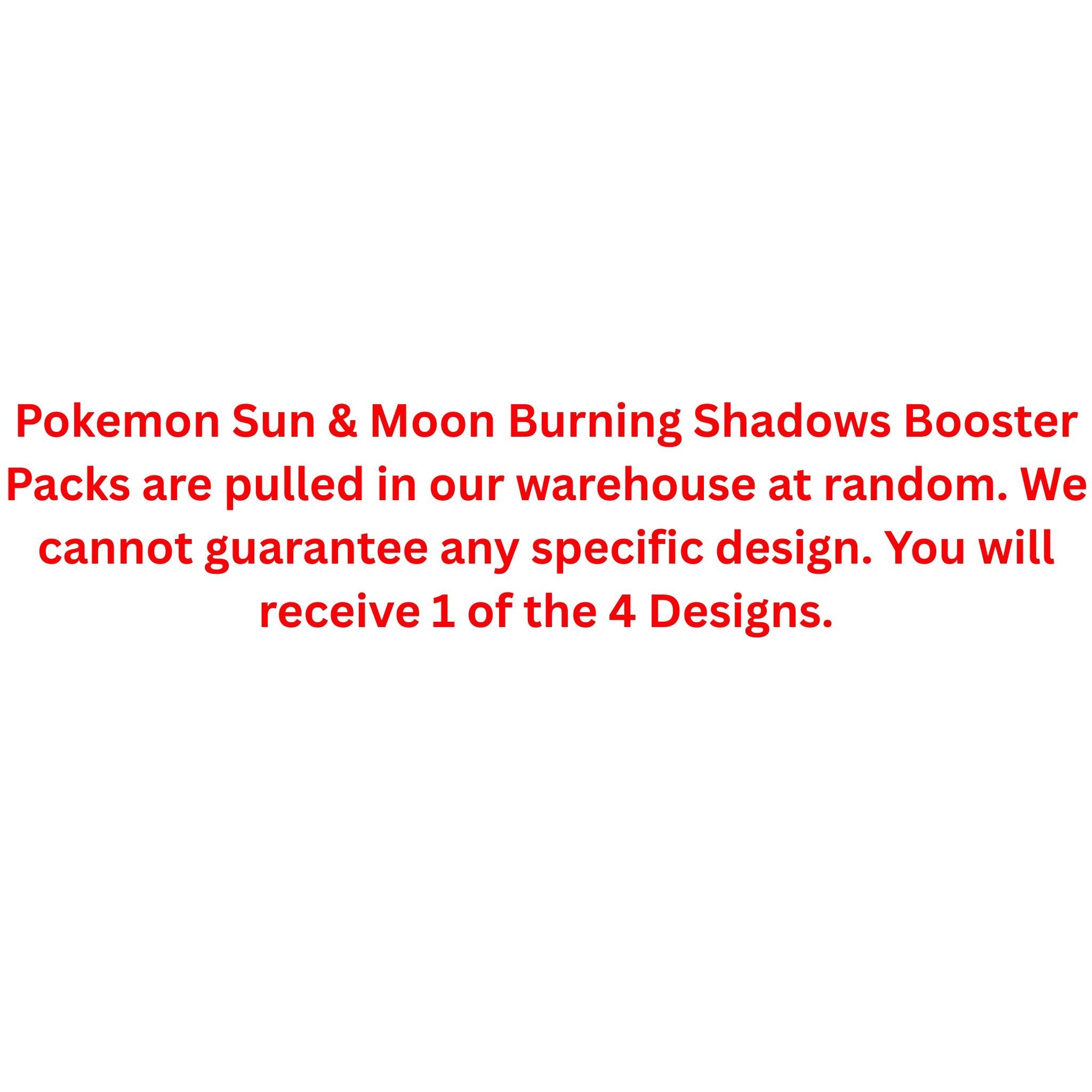 Pokemon Sun & Moon Burning Shadows Booster Pack