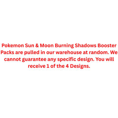 Pokemon Sun & Moon Burning Shadows Booster Pack