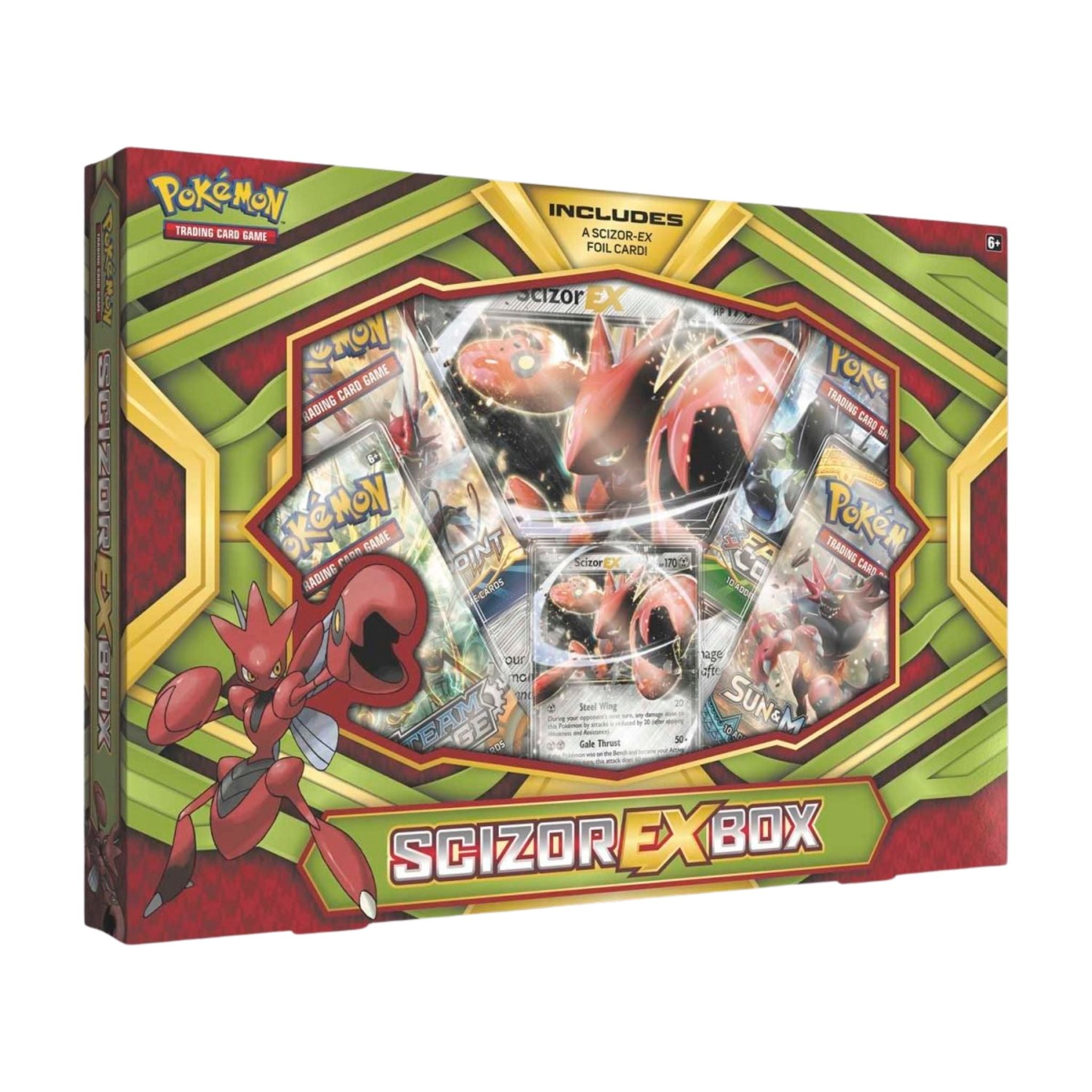 Pokemon Sun & Moon Scizor Ex Box
