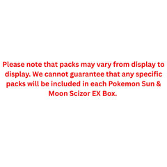 Pokemon Sun & Moon Scizor Ex Box