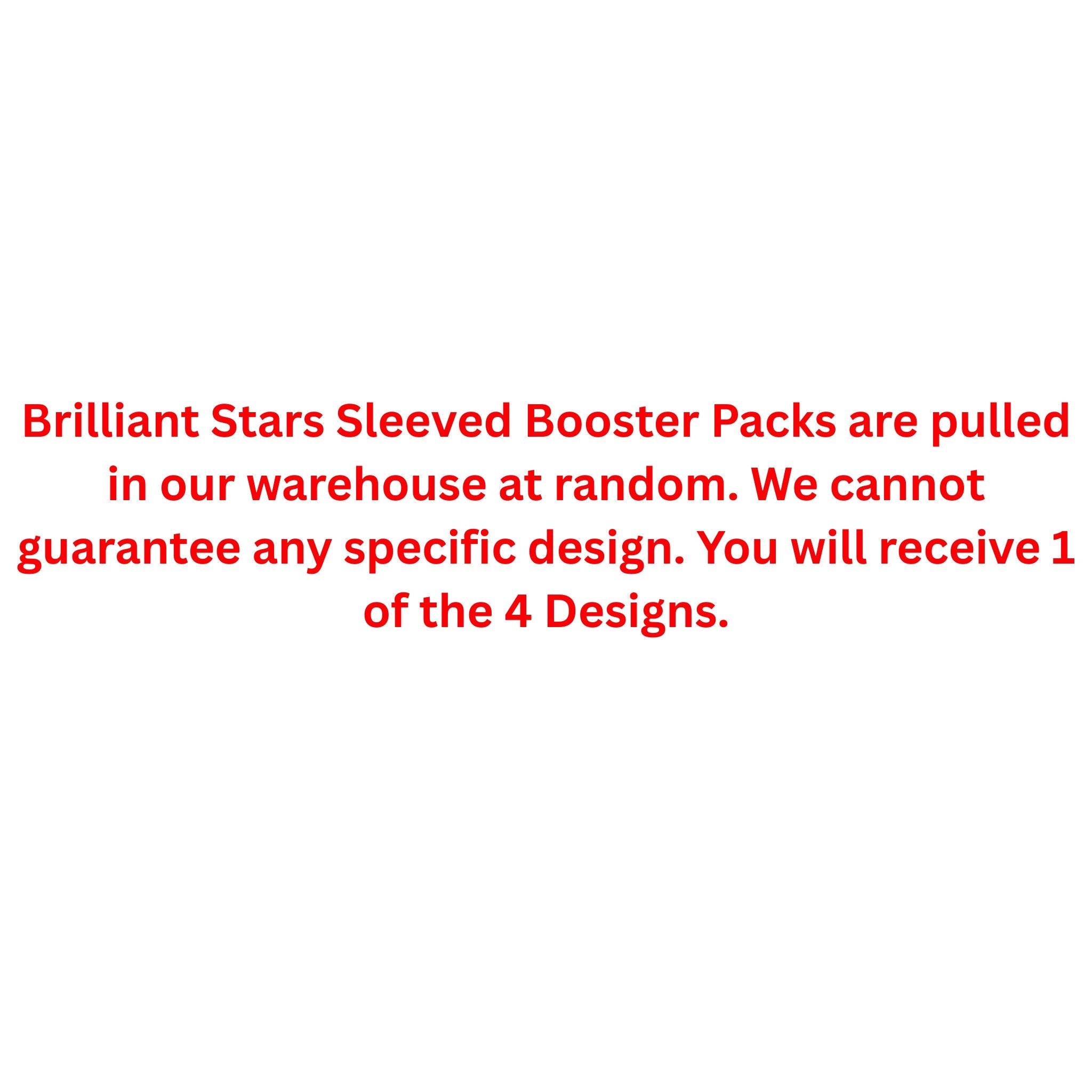 Pokemon Sword & Shield Brilliant Stars Sleeved Booster Pack