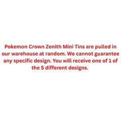 Pokemon Sword & Shield Crown Zenith Mini Tin