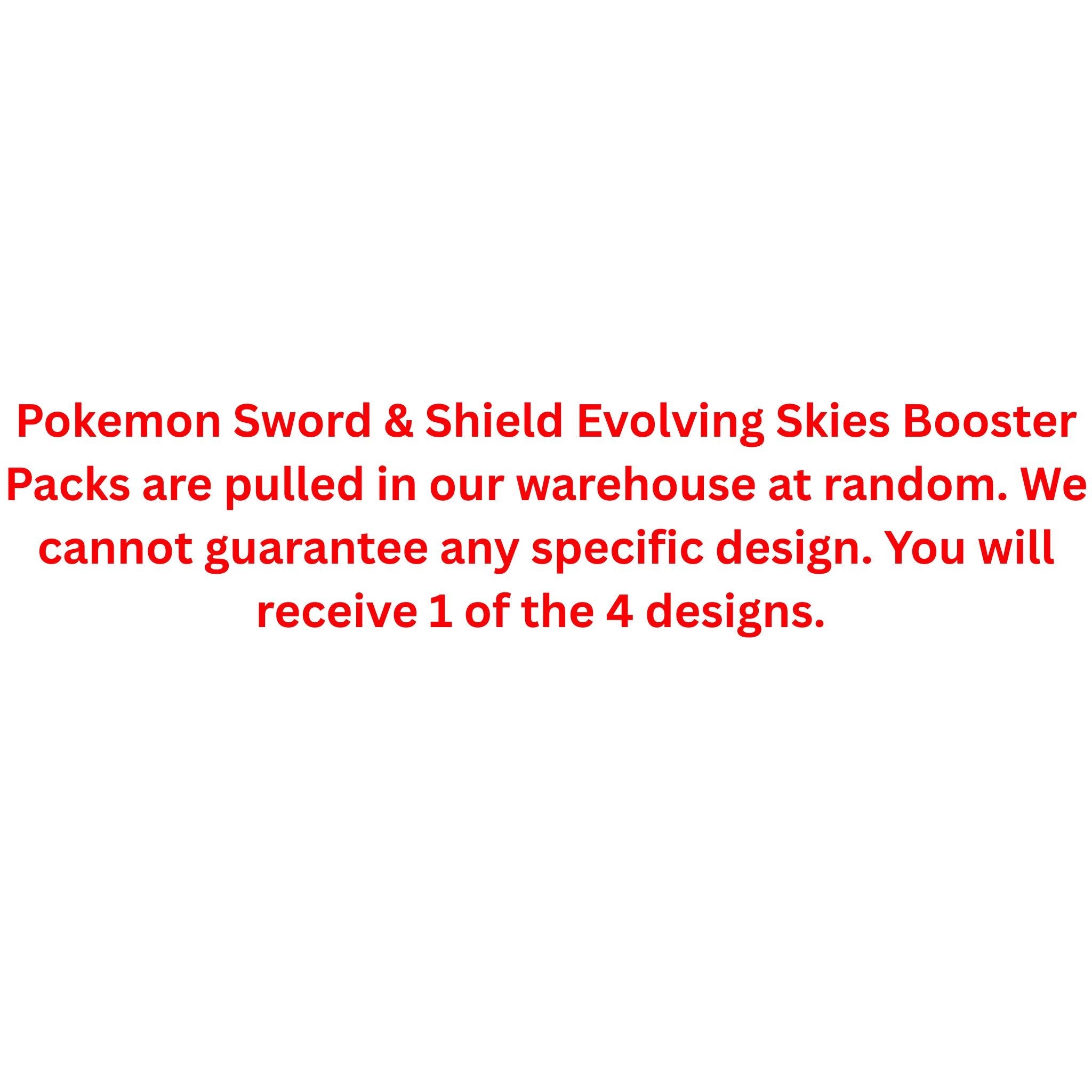 Pokemon Sword & Shield Evolving Skies Booster Pack