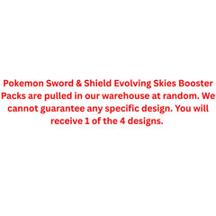 Pokemon Sword & Shield Evolving Skies Booster Pack