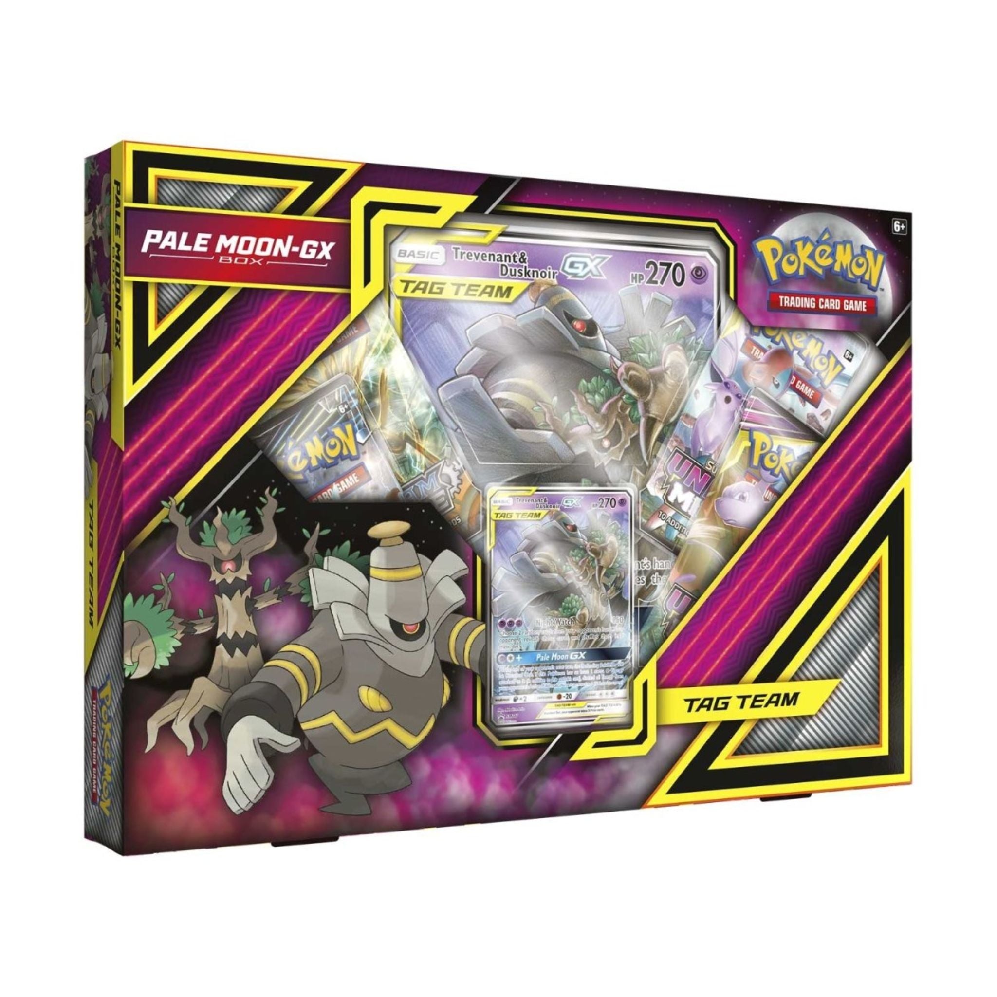 Pokemon Unified Minds Trevenant & Dusknoir Tag Team Pale Moon GX Box