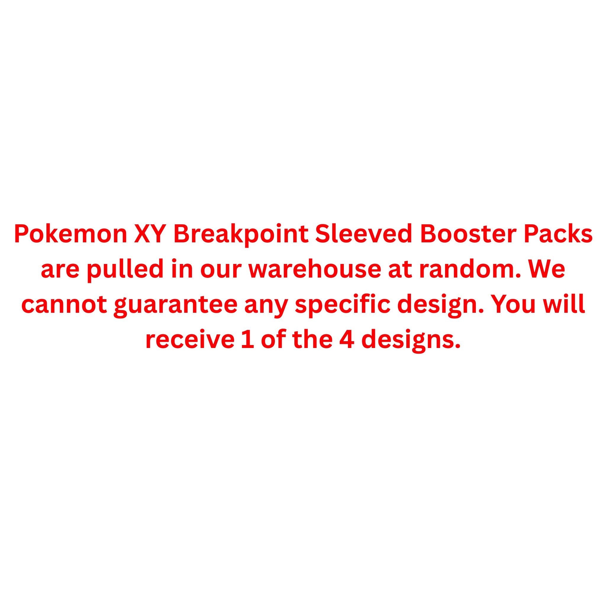 Pokemon XY Breakpoint Sleeved Booster Pack