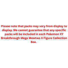 Pokemon XY Breakthrough Mega Mewtwo X Figure Collection Box