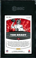 2022 Panini Illusions Tom Brady Operation Detonation Gold /25 SGC 9.5 Buccaneers