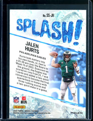 2023 Panini Mosaic Jalen Hurts Splash! Blue /99 Eagles