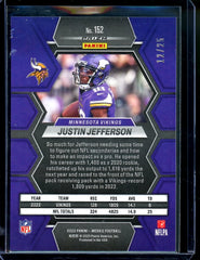 2023 Panini Mosaic Justin Jefferson White /25 Vikings
