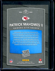 2017 Panini Donruss Patrick Mahomes II Rookie Chiefs