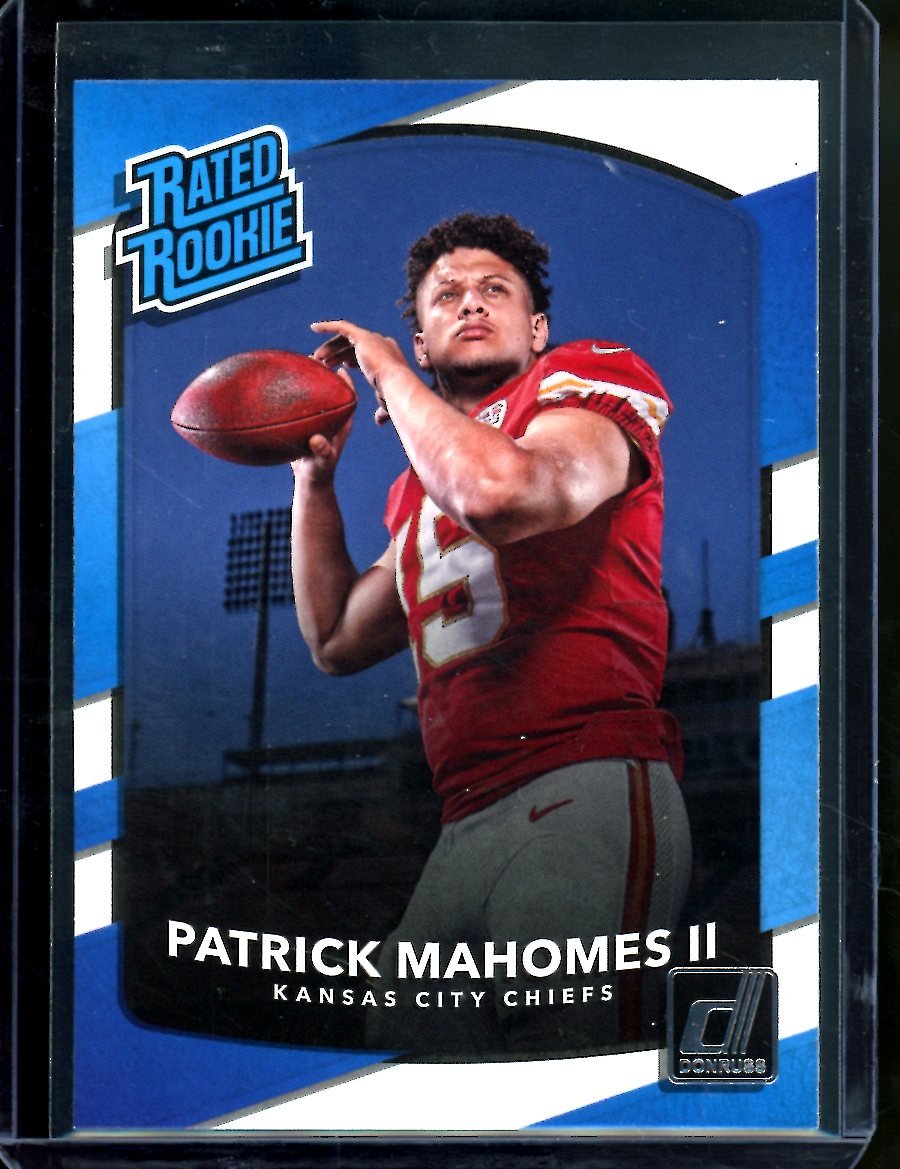 2017 Panini Donruss Patrick Mahomes II Rookie Chiefs