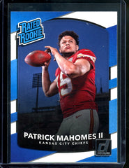 2017 Panini Donruss Patrick Mahomes II Rookie Chiefs