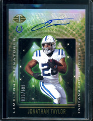 2021 Panini Illusions Jonathan Taylor Limelight Signatures Auto /199 Colts