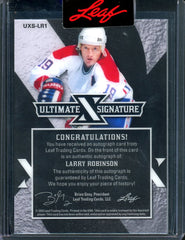 2023 Leaf Ultimate Hockey Larry Robinson Ultimate Signature Auto /6