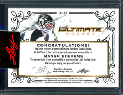 2023 Leaf Ultimate Hockey Manon Rheaume Quad Patch /4