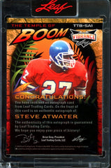 2023 Leaf Vibrance Steve Atwater The Temple of Boom Auto /6 Broncos