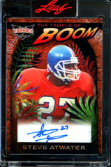 2023 Leaf Vibrance Steve Atwater The Temple of Boom Auto /6 Broncos