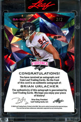 2023 Leaf Vibrance Brian Urlacher Auto /2 Bears