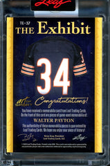 2023 Leaf Art of Sport Walter Payton The Exhibit Game-Used Patch /25 Bears