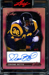 2023 Leaf Art of Sport Jerome Bettis Auto /7 Rams