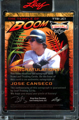2023 Leaf Vibrance Jose Canseco The Temple of Boom Auto /7