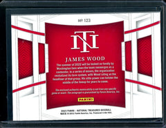 2023 Panini National Treasures James Wood Patch Auto /99 Nationals