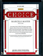 2023 Panini National Treasures Marcelo Mayer Ecklar's Choice Patch Auto /99 Red Sox