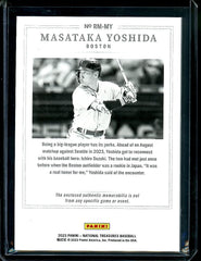 2023 Panini National Treasures Masataka Yoshida Rookie Retro Materials Patch /99 Red Sox