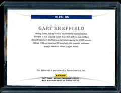 2023 Panini National Treasures Gary Sheffield Legacy Signatures Auto /25 Braves