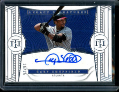 2023 Panini National Treasures Gary Sheffield Legacy Signatures Auto /25 Braves