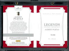 2017 Panini National Treasures Albert Pujols Legends Booklet Patch /99 Cardinals