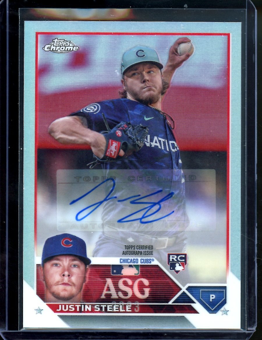 2023 Topps Chrome Justin Steele Rookie ASG Auto Cubs