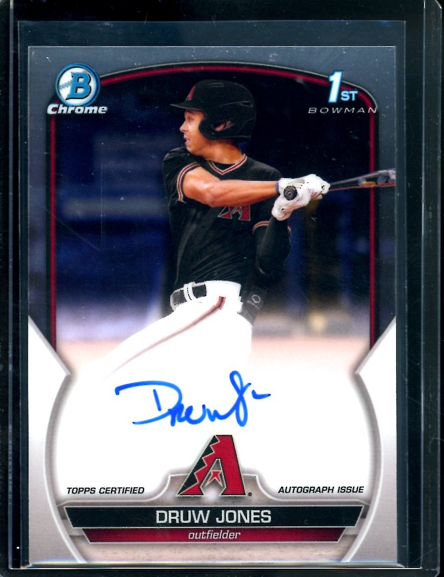 2023 Bowman Chrome Druw Jones 1st Bowman Auto Diamondbacks