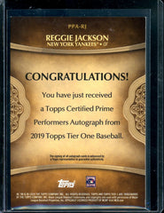 2019 Topps Tier One Reggie Jackson Auto /50 Yankees
