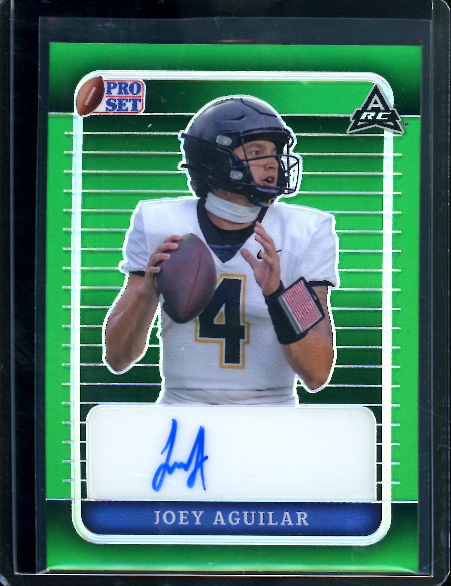 2023 Leaf Pro Set Metal Joey Aguilar Rookie Auto Green /5